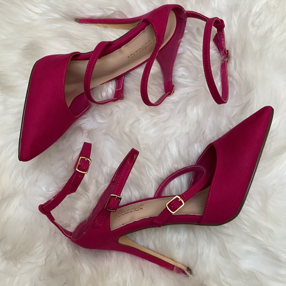 🌸HOT PINK POINTY TOE HIGH HEEL🌸